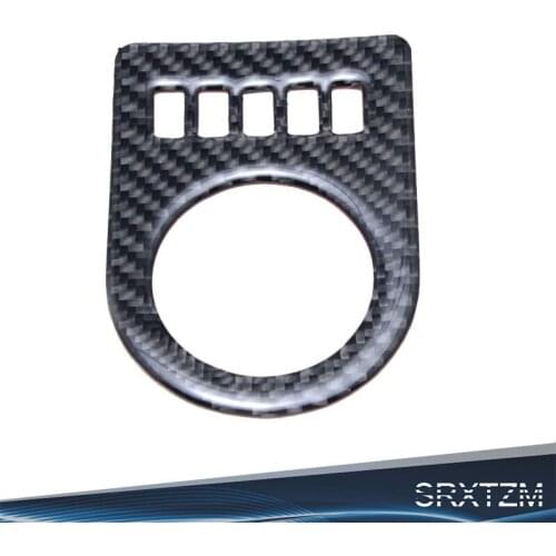 SRXTZM Gear Shift Box Control Panel Carbon Fiber Decoration Creative 3D Car-Styling For Jaguar XF XE XJL XJ F PACE