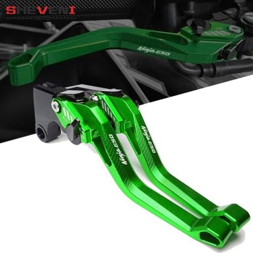 Fast Shipping Motorcycle Accessories For Kawasaki NINJA650 NINJA 650 2017 18 CNC Aluminum Short Brake Clutch Levers
