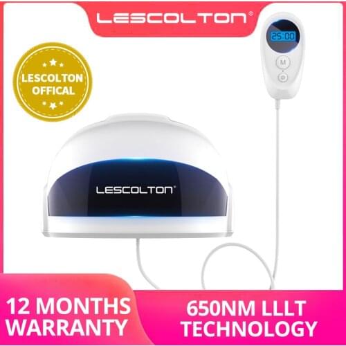 CE Laser Hair Growth Helmet FCC Therapy Stimulate Hair Follicle Regeneration Hair Restore Cap Casco para crecimiento del cabello