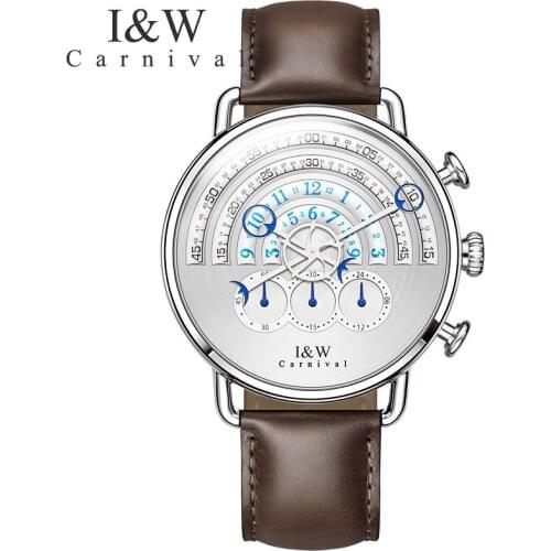 Men watches military fashion full steel leather reloj luxury brand runway Unique design quartz men watches chronograph stopwatch