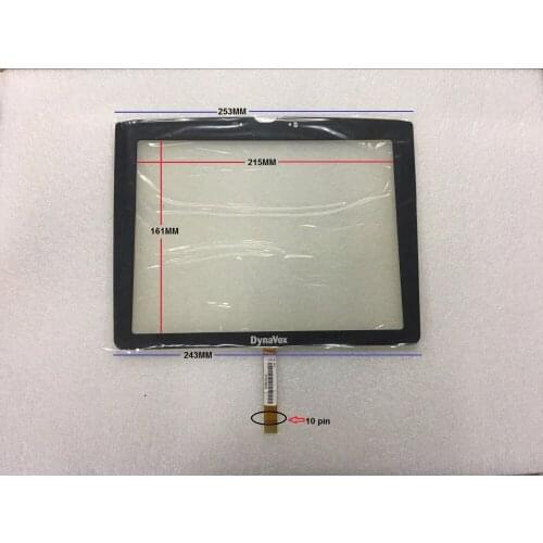 New 10.4 inch touch screen 10 pin PT1015S215 for DynaVox touch panel