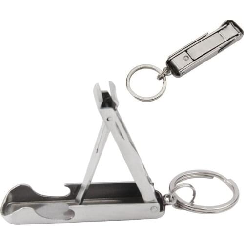 Nail Scissors Manicure Ultra Slim Small Foldable Stainless Steel Nail Clippers Keychain EDC Pocket Tool Multi Function Tool