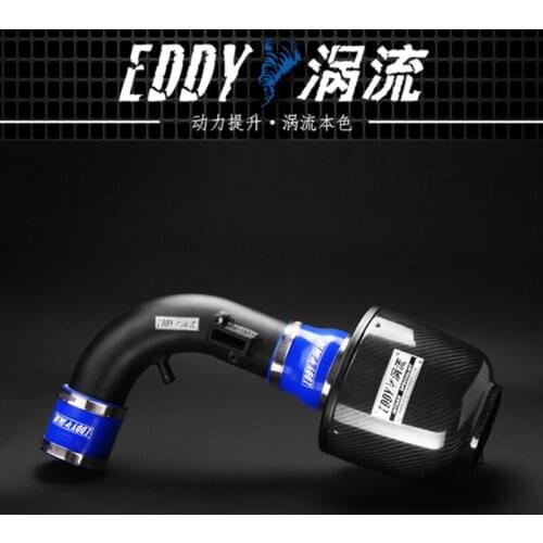 EDDY Intake System Air Intake Pipe & Carbon Fiber Air Filter for Nissan Sunny 1.5 2011 Car Engine Parts Accessories