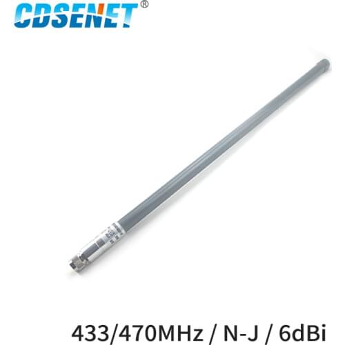 433MHz 470MHz Wifi Antenna N-J Connector High Gain 6dbi Fiberglass Omnidirectional Wifi Antenna for Router Modem Aerial