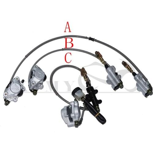 1pc Rear Disc Brake Assembly Master Cylinder Caliper For ATV Quad 110cc-250cc Taotao car accessories