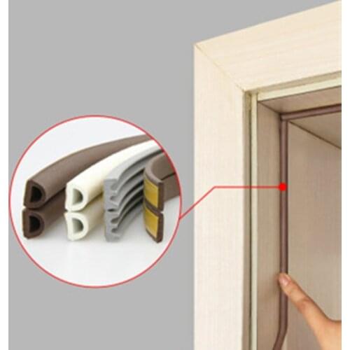 5M DIE Self-adhesive Door Window Sealing Strip Weather Stripping mousse acoustique Soundproof acoustic foam burlete puerta casa