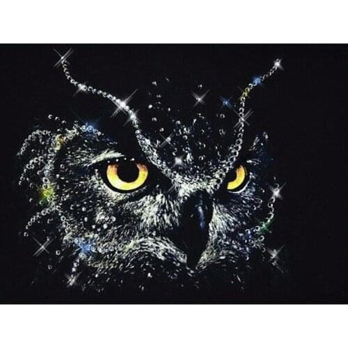 Diamond Painting Cartoon Owl Diamond Embroidery Full Display Diamond Mosaic Cross Stitch Kit Animals Bead Needlework
