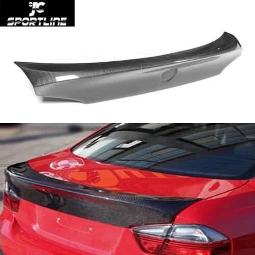 Car-Styling Carbon Rear Trunk Spoiler Lip Wing For BMW 330i 335i 3 Series E90 2005-2009