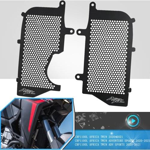 CRF 1100 L AfricaTwin Adventure Sports / ADV Sports Moto Radiator Grille Guard Covers For Honda CRF1100L Africa Twin 2020 2021