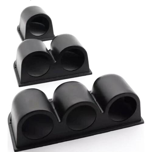 2" 52mm Single/Double/Triple Hole Dash Gauge Pod Mount Holder Cabon Fiber Black Universal Car Styling Automotive Accessories