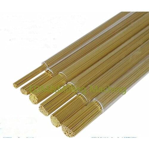 100pc Wire EDM Maching Drill Electrode Single Hole Top Quality Copper Tube 0.3-1.5X400mm For CNC