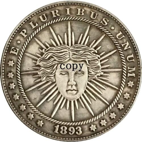 Hobo Nickel 1893-S USA Morgan Dollar COIN COPY Type 229