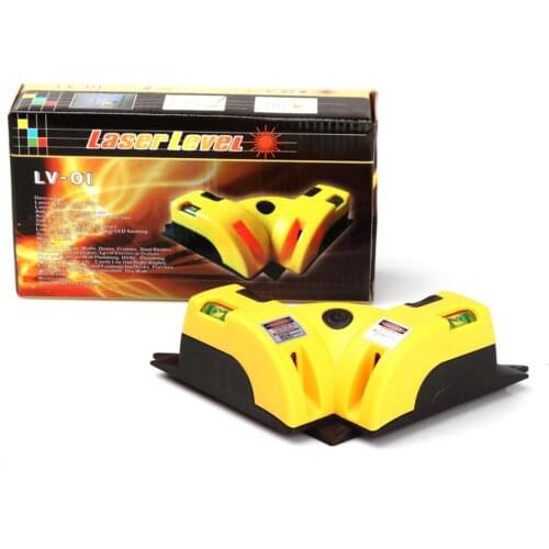 Right Angle 90 Degree Vertical Horizontal Laser Line Projection Square Level Alignment Layout Tool Measuring Tools
