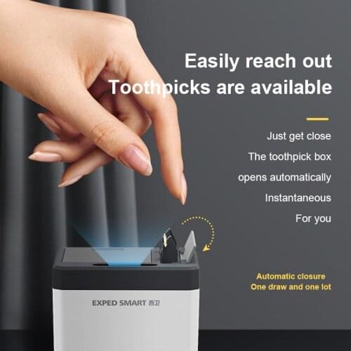 Intelligent Induction Toothpick Box Automatically Ejects Electric Toothpick Holder Convenient Durable And Responsive