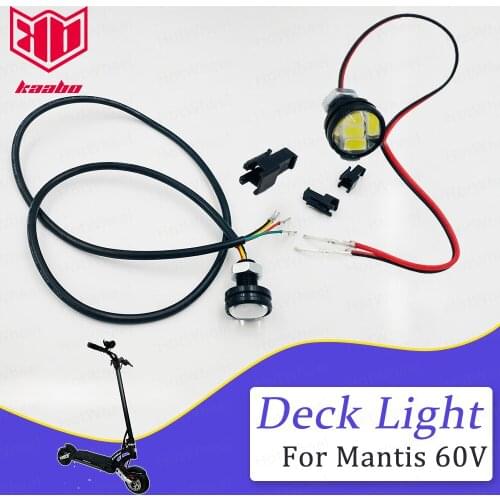 Kaabo Mantis10 Scooter 60V Deck Light Front Light Brake Light Taillight Rear Lamp Electric Skateboard Spare Parts Accessorie