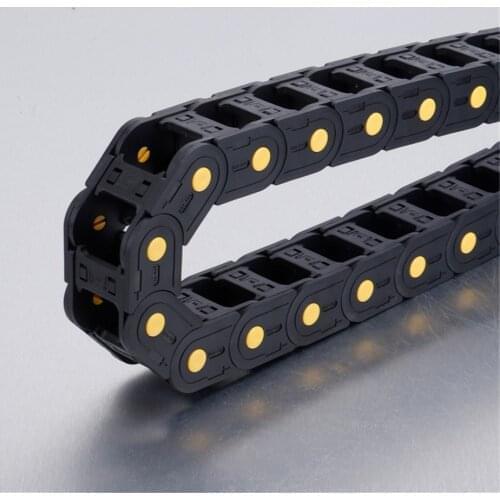 Cable Chain 25*25 38 50 57 77 103mm Semi-Enclosed closed Wire Transmission Carrier Plastic Drag Towline CNC Engraving Machine