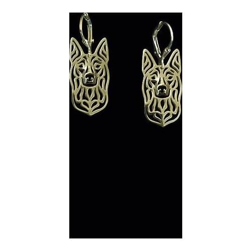 Hot trendy Australian Kelpie Earrings Pet Dog cute Earrings For Women fashion beautiful christmas jewelry gift