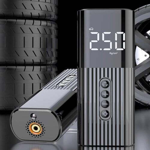 U90C LED Large Screen Digital Display Pressure Gauge Tire Inflator Multifunctional for Car Auto Pump Portable Air Compressor