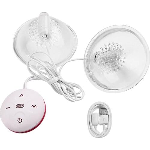 Spiked Breast Pump Enlargement Nipple Stimulator Vibrators for Women Clitoris Massage Sex Toys Adults Products Erotic Machine