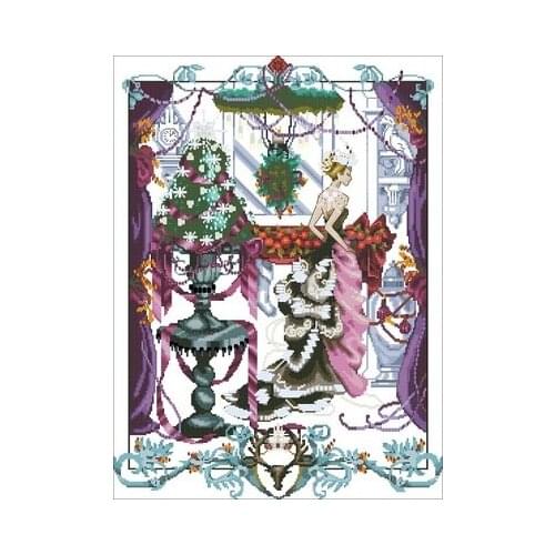 30-MD-136 Counted Cross Stitch 11CT 14CT 18CT DIY Cross Stitch Kits Embroidery Needlework Sets