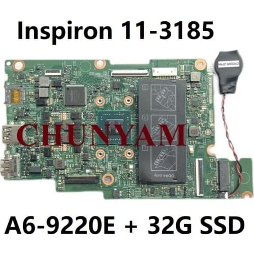 NEW 17877-1 A6-9220E CPU FOR Dell Inspiron 11 3180 3185 Laptop Notebook Motherboard CN-0T92N0 T92N0 Mainboard 100% tested