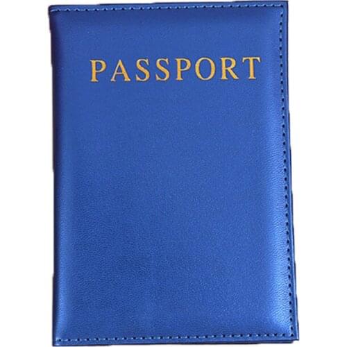 40PCS / LOT Simple Travel Accessories Passport Covers PU Passport Holder Card Holder