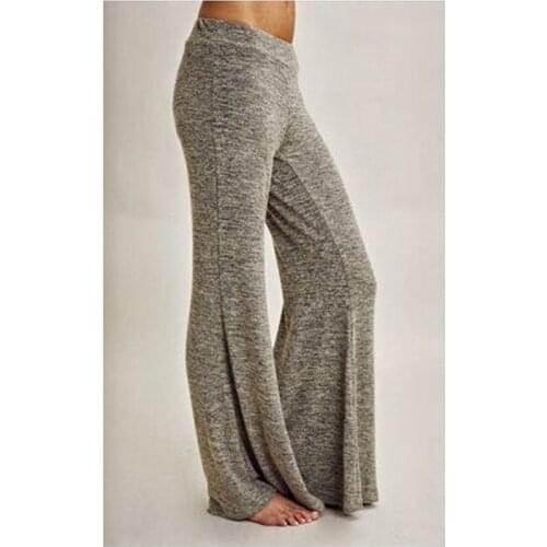 Autumn And Winter New Trousers Womens Casual Elasticated Mid-waist Trousers For Female
