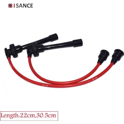 ISANCE 7mm Ignition Spark Plug Wire For Dodge Chrysler Mitsubishi 2.0L 2.4L 094955 8910 ME96 , 25416 671-4266