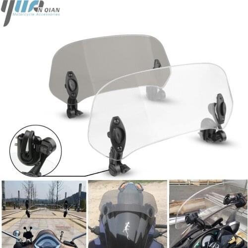 Motorcycle Risen Adjustable Wind Screen Windshield Spoiler Air Deflector For BMW R1200RT G310R S1000XR R 1200 RS K1600GT K1300S