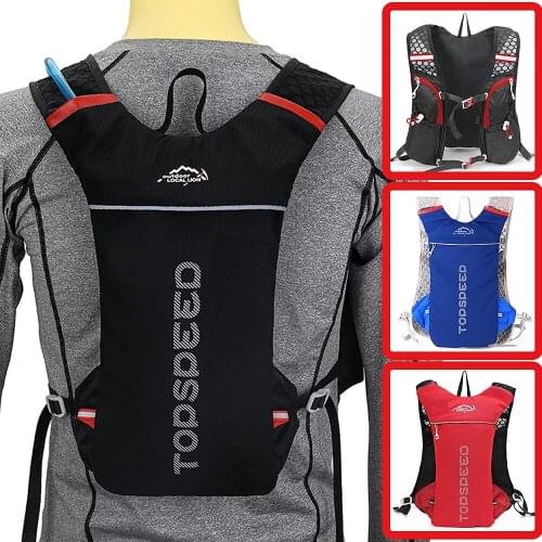 Bicycle Hydration Backpack Set Sports Outdoor Cycling Backpack Running Lightweight Bag Optional 2L Water Bladder Water Bottle