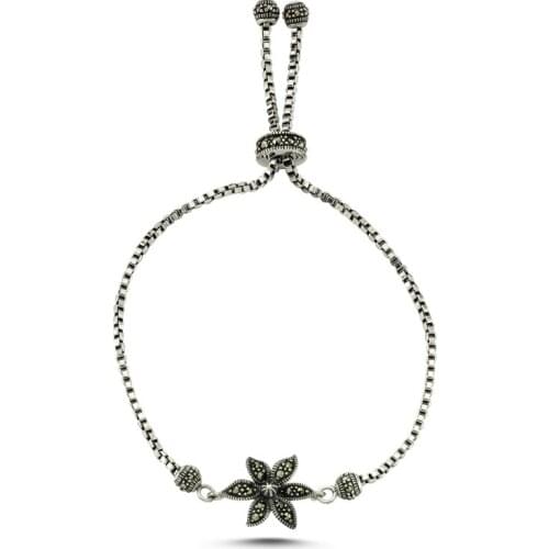 Silverlina Silver Marcasite Sterling Elevator Bracelet