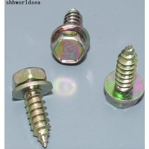 Shhworldsea 100pcs Free Shipping Zinc Color Speaker System Retaining Screw Fastener Clip For BMW 7119916945