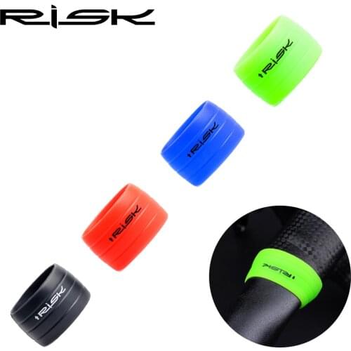 1 Pair Silicone Plug Road Bike Handlebar Tape plugs Anti-Skip Rubber Bicycle Handlebar end Bar Tape Fixed Ring Waterproof Wear