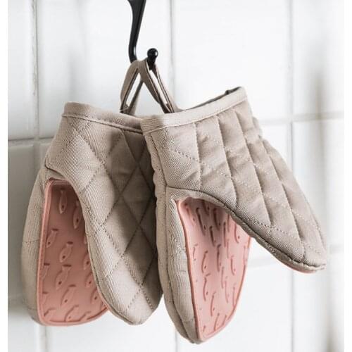 1PC Silicone Anti-scalding Oven Gloves Mitts Potholder Kitchen Silicone Gloves Tray Dish Bowl Holder Oven Handschoen Hand Clip