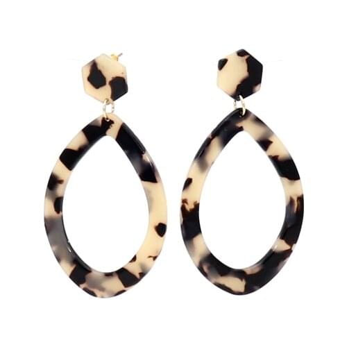 2018 New fashion jewelry big loop hollow drop earrings for women