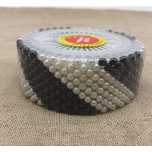 35mm 480Pcs Black/White Round Head Dressmaking Pearl Decorating Sewing Pin Craft For Home Garden DIY Crafts Tool Accessories