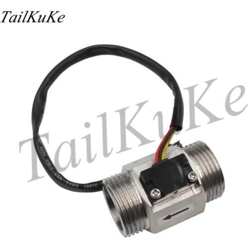 Hall Sensor 304 Stainless Steel 1 Inch Water Flow Switch Pipe Water Flow Alarm