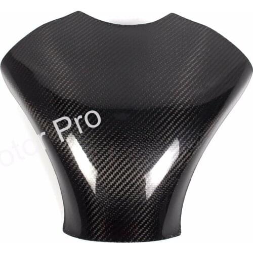 For Kawasaki Ninja ZX6R 2007 2008 Carbon Fiber Fuel Gas Tank Cover Protector Motorcycle Accessories ZX-6R ZX 6R 07 08 Black