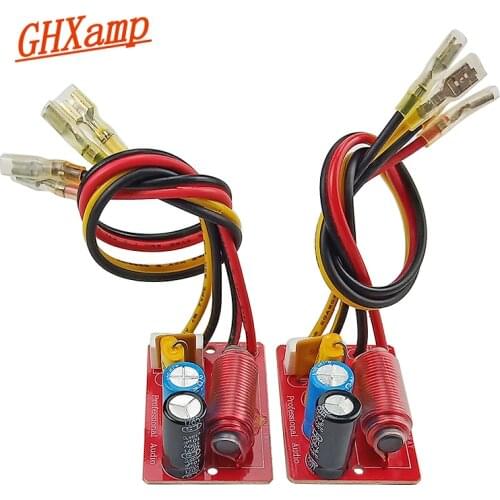 GHXAMP 45W Speaker Midrange Mid Crossover 1 way Mediant Car Audio Crossover for 4-8ohm Speaker Unit 2pcs