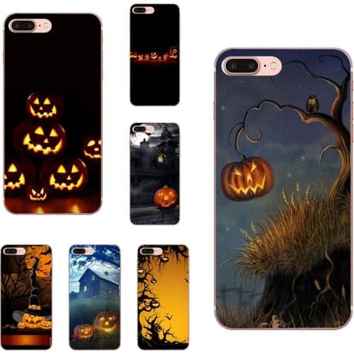Halloween Pumpkin Hot Fashion Fun Dynamic For Samsung Galaxy Note 5 8 9 S3 S4 S5 S6 S7 S8 S9 S10 mini Edge Plus Lite Unique