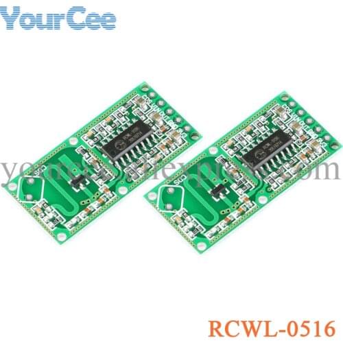 RCWL-0516 Microwave Radar Sensor Human Sensor Induction Switch Module Intelligent Sensor RCWL 0516 Output 3.3V For Arduino Diy