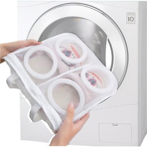 Laundry Bag Lazy Shoes Washing Bags Shoes Underwear Bra Shoes Airing Dry Tool Mesh Laundry Bag Protective Organizer
