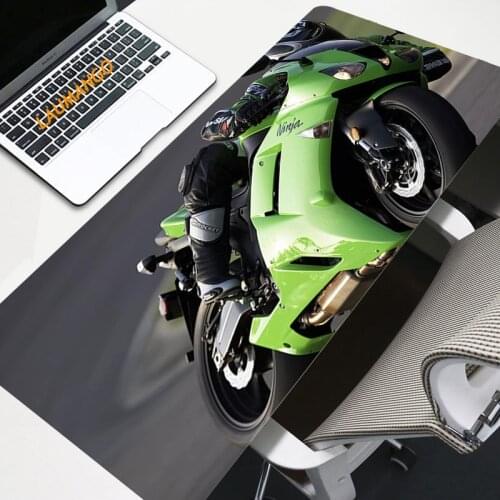 Kawasaki Motorcycle Mouse Pad Large Gamer PC Computer COOL Gaming Accessories Keyboard Desk Mat Notebook Laptop Gamer Mousepad