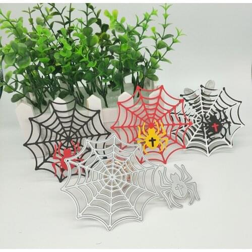 Spider web, spider metal cutting mold, scrapbook, photo album decoration, DIY handmade art