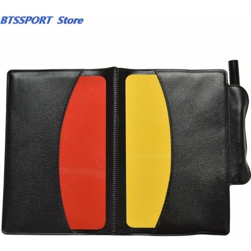 Arrival Soccer Referee Wallet Red Card And Yellow Card Wallet Pencil Notebook