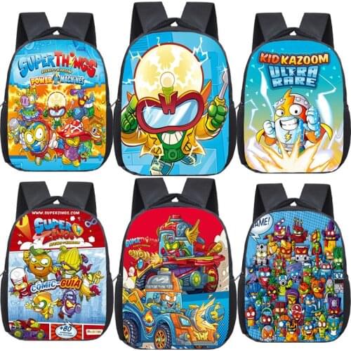 Super Things Kindergarten Backpacks Children Super Zings Backpack Toddler Schoolbag Rucksack Boy Girls Cartoon Mochila Kids Gift