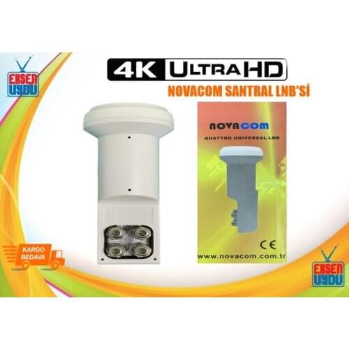 Novacom Central Lnbsi Quattro Lnb 4K And Hd Compatible