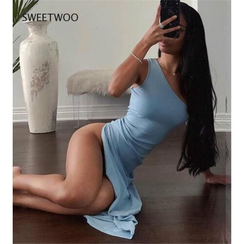 Синие летние платья SWEETWOO China At AliExpress