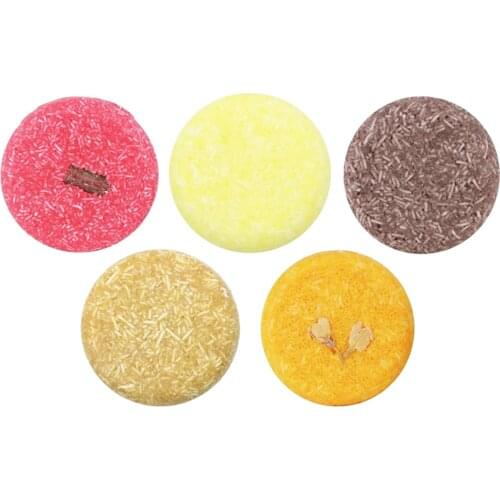 5pcs Solid Shampoo Bar Dry Bar Soap Made with Natural Organic Sulfate-Free All Hair Types Oil Control Hair Growth for Dry Hair