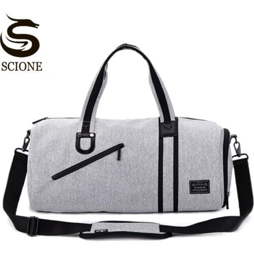 Waterproof Oxford Travel Handbag Large Dry and wet Separation Luggage Travel Duffle Bags Shoulder Overnight Bag For Women Men